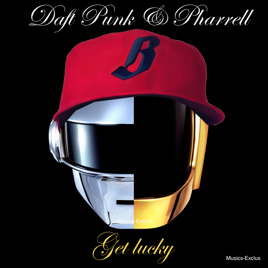 Включи get lucky. Дафт панк get Lucky. Daft Punk get Lucky обложка. Get Lucky Фаррелл Уильямс. Дафт панк Lucky get обложка.