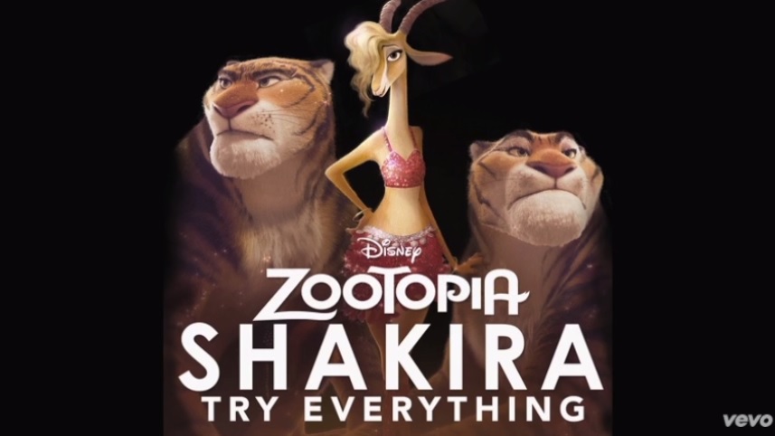Escucha aquí el nuevo tema de Shakira para la película “Zootopia”