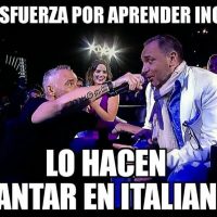 ¿Lucho parla italiano?
