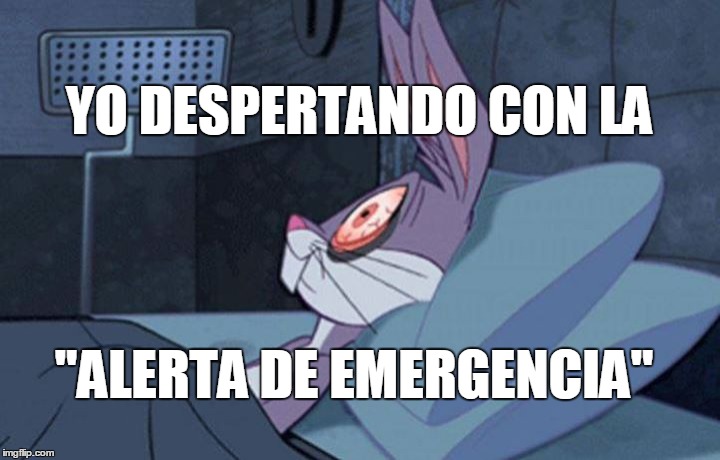 No fuiste el único: Miles de personas despertaron en la madrugada por alerta de emergencia