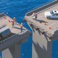 Colapsa mega puente en China recientemente inaugurado