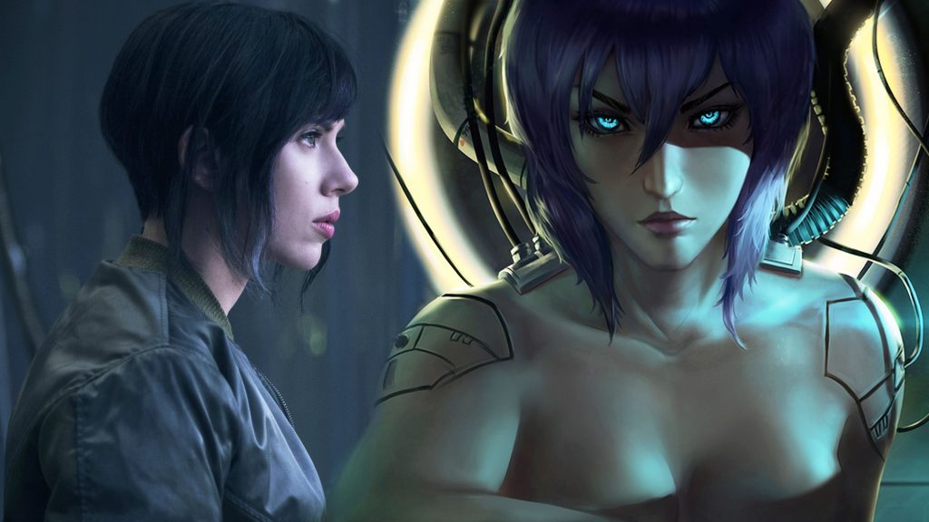 Así se ve Scarlett Johansson como Motoko