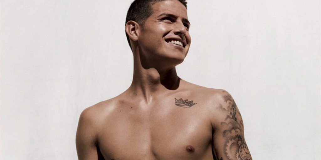 James Rodríguez es rostro de Calvin Klein