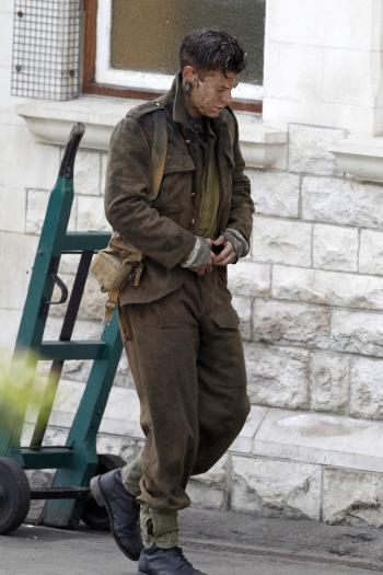 Mandatory Credit: Photo by Beretta/Sims/REX/Shutterstock (5782488c) Harry Styles 'Dunkirk' on location filming, Swanage, UK - 25 Jul 2016 On location filming 'Dunkirk'