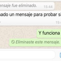 El truco para saber qué decían los mensajes eliminados en Whatsapp