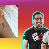 Luiza, la chica que se tatuó el nombre de Karol en su cuerpo