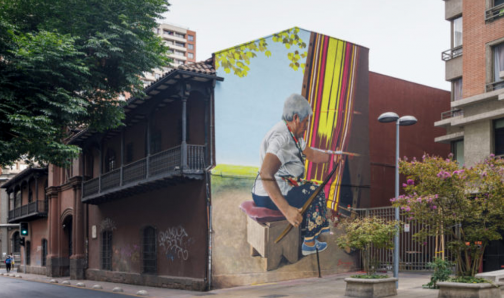 Este mural es el primero en ser autorizado en un monumento nacional 👏🏼