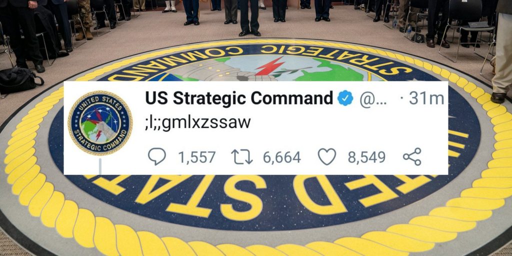“;l;;gmlxzssaw,”: Bendi tuitea por error desde cuenta del comando de armas nucleares gringo