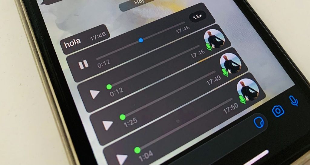 Pa’ los lateros que te mandan audios de 5 minutos: Whatsapp estrena opción de acelerarlos