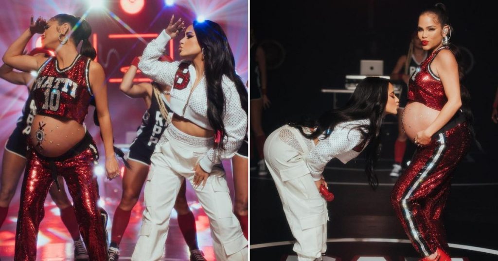 QUÉ SABEN: Natti Natasha se mandó un perreo embarazada y dejó la patá con su amigui Becky G