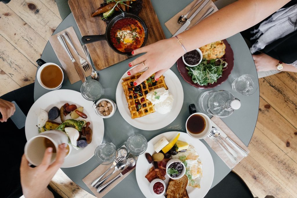 ¿A qué hora tomas desayuno?