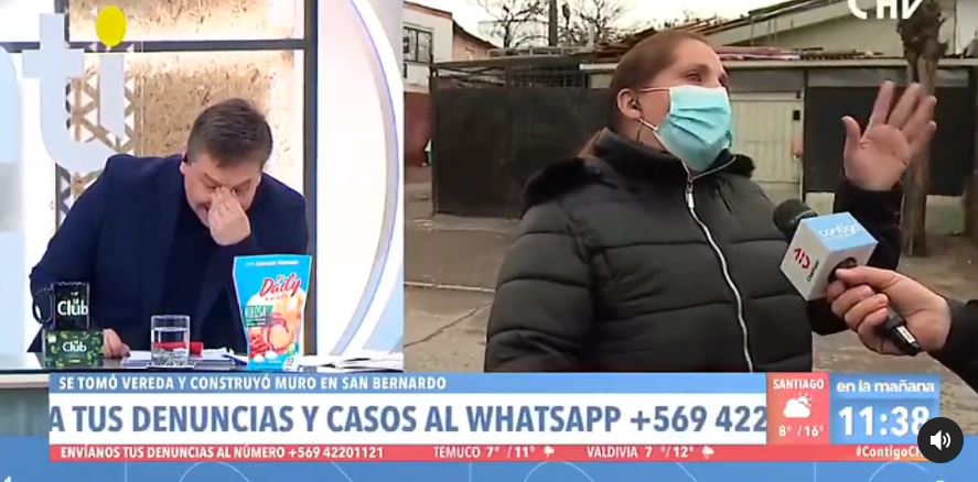“Bota la muralla vieja c…”: Vecina de “San Beca” protagoniza chascarro en la tele
