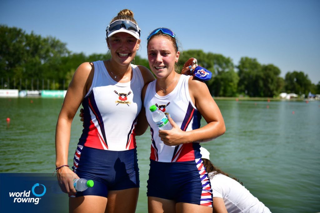 Chilenas Magdalena Nannig y Antonia Liewald son subcampeonas en Mundial Junior de Remo