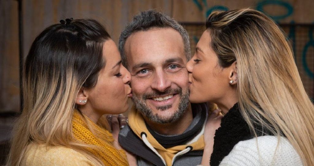 Un trío de amor es posible y perdurable: La historia de Nazareno, Eliana y Maira