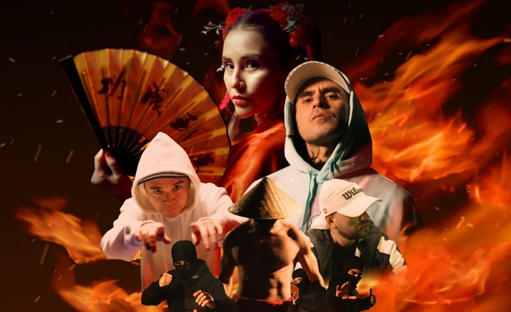 Con guiños al clásico “Street Fighter”: Aerstame se sacó pedazo de video para “Flamas”