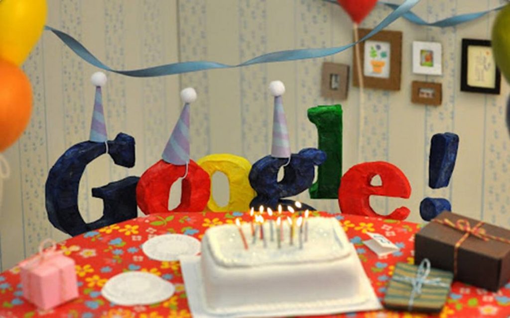 Google cumple 23 años y lo celebra con un Doodle