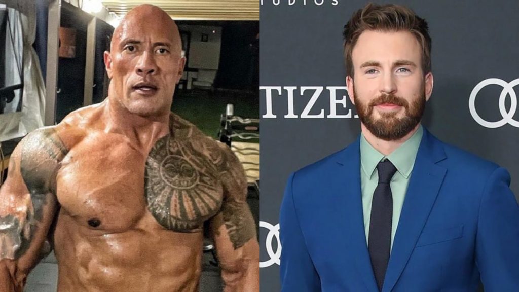 Media dupla: La Roca y Chris Evans están trabajando juntos en una nueva peli