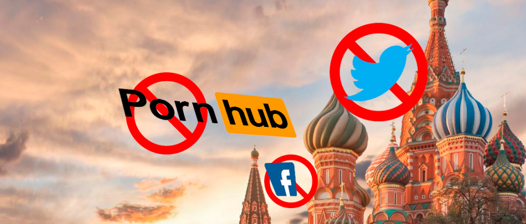 Facebook, Twitter y Pornhub restrigen sus servicios en Rusia