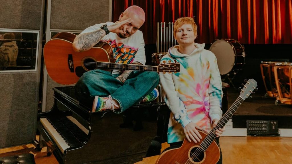 ¿Te gusta esta dupla?: J Balvin estrenó un par de temitas con Ed Sheeran cantando en español