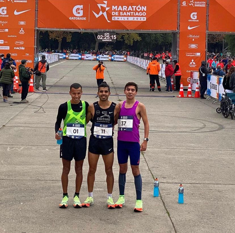 NORTINO REGRESA LA MEDALLA A CHILE EN EL MARATÓN DE SANTIAGO
