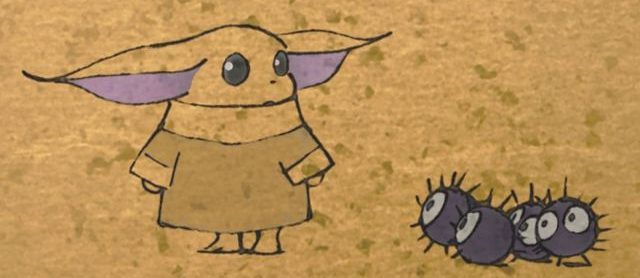 “Zen Grogu & the Dust Bunnies” el nuevo corto de Disney+ al más puro estilo Ghibli