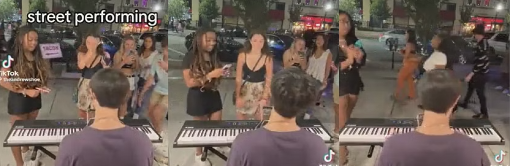 Insólito Robo: Mujer Arruina Actuación de Artista Callejero para Robar su Dinero