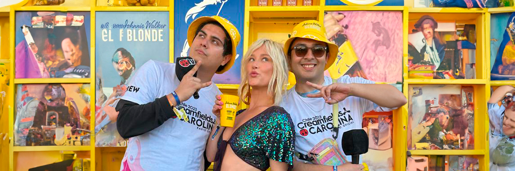 Vesta Lugg estuvo con Berno y Javito en el VIP Deck
