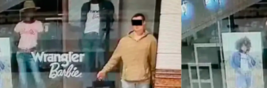 Se hizo pasar por maniquí para robar tiendas del mall