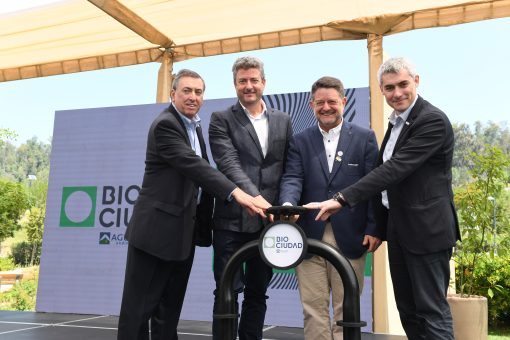 Aguas Andinas inaugura la primera obra de Biociudad, estrategia que busca hacer frente al cambio climático