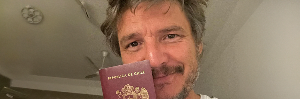 ¡Pedro Pascal en Chile! El reconocido actor fue avistado en el Aeropuerto de Pudahuel