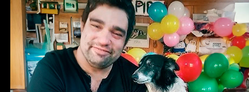 Uruguayo celebró los 14 años de su perrito Pipo