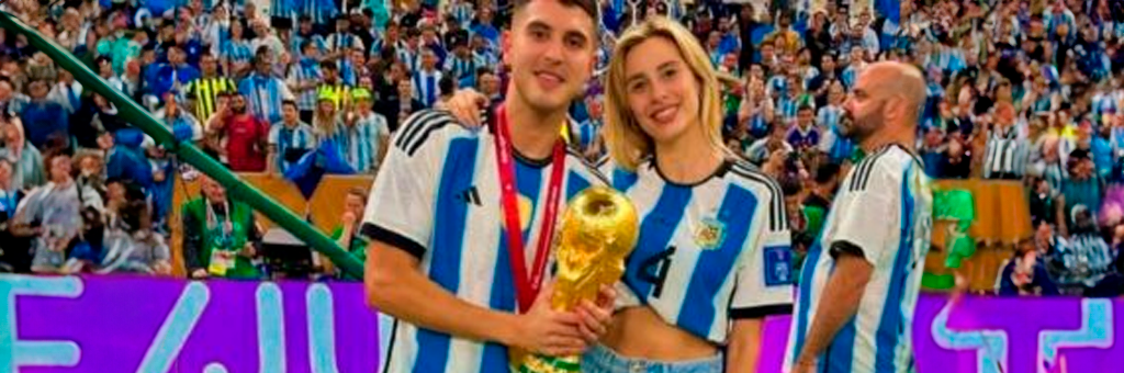 ¡Por infiel! Exesposa de Exequiel Palacios vendió su mellada de campeón y camisetas del mundial