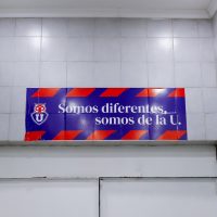 La U dejó marcado el Monumental: Luego de su victoria ante Colo Colo pegaron un letrero en el camarín