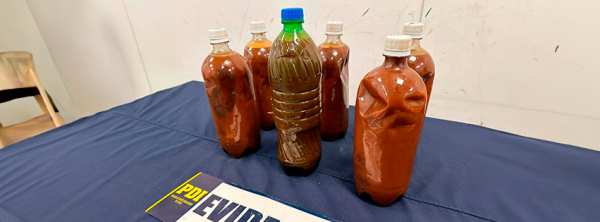¡Detuvieron a un tipo en el aeropuerto con 6 botellas de ayahuasca!