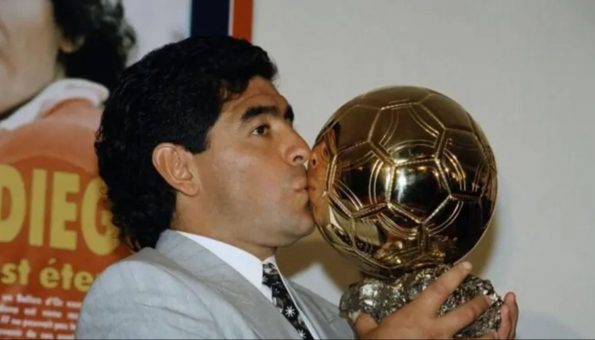 Ni mi ex se atrevió a tanto: Balón de Oro de Maradona reaparece tras décadas desaparecido