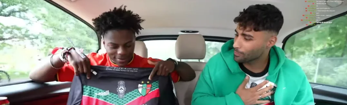 Futbolista Alemán Sorprende a IShowSpeed con una Camiseta de Palestino