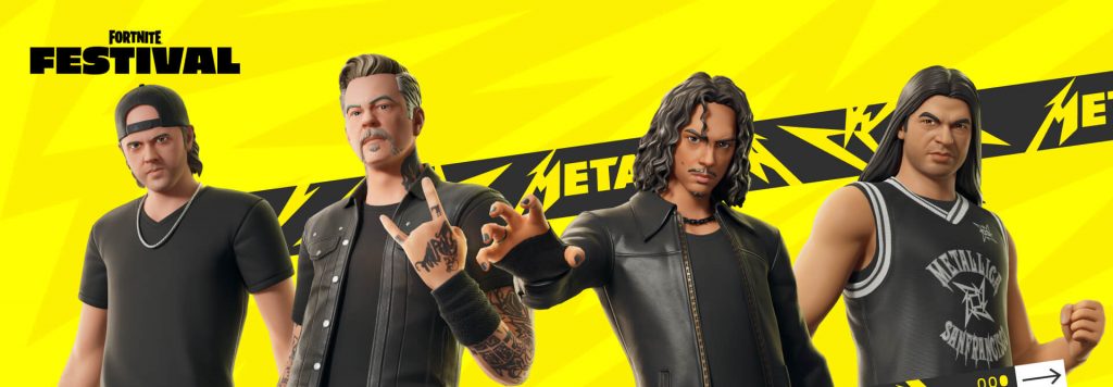 ¡Fortnite enciende el escenario con Metallica: concierto en vivo y skins exclusivos!