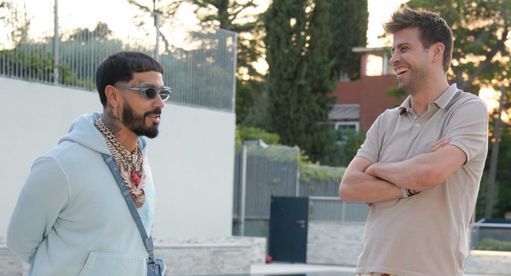 ¿Es la mejor o la peor dupla? Anuel subió una foto con Gerard Piqué a su Instagram