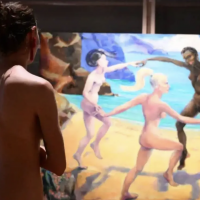 ¿Con quién irías? Museo presentó una exposición nudista y los visitantes fueron sin ropa