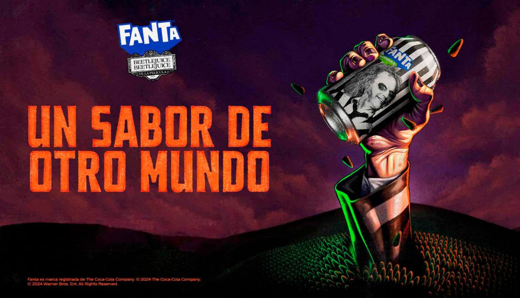 ¡Fanta y Beetlejuice se Unen para una Experiencia Escalofriante!