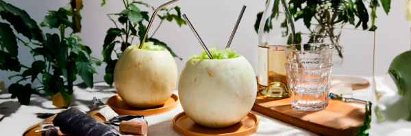 Feliz día del melón con vino