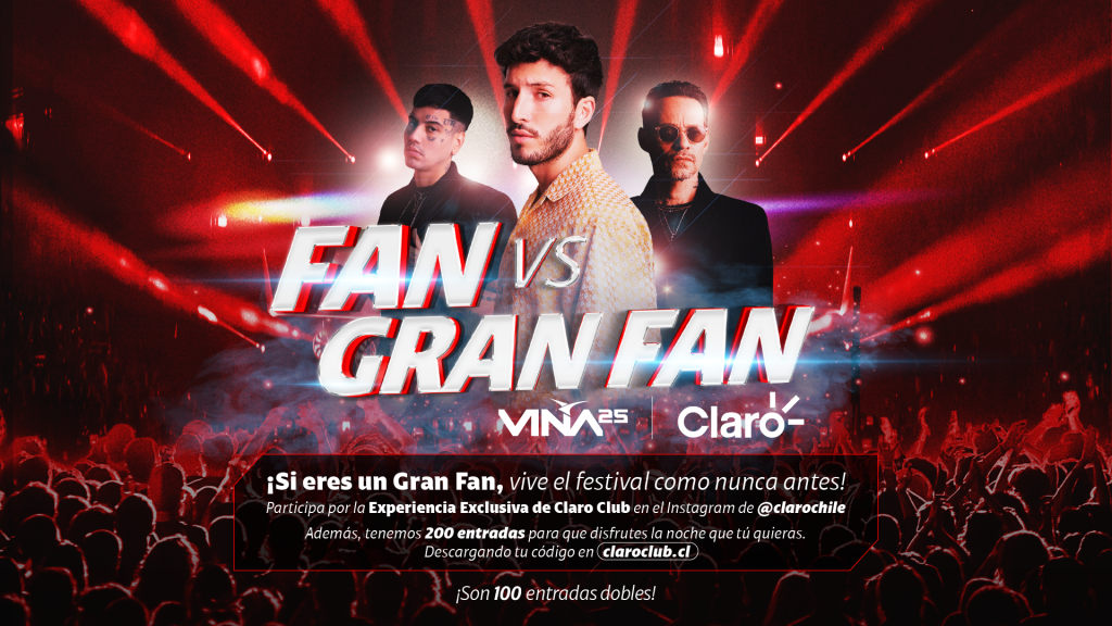 ¿Eres un Gran Fan? Vive el festival como nunca antes junto a Claro Club