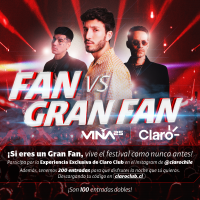 ¿Eres un Gran Fan? Vive el festival como nunca antes junto a Claro Club