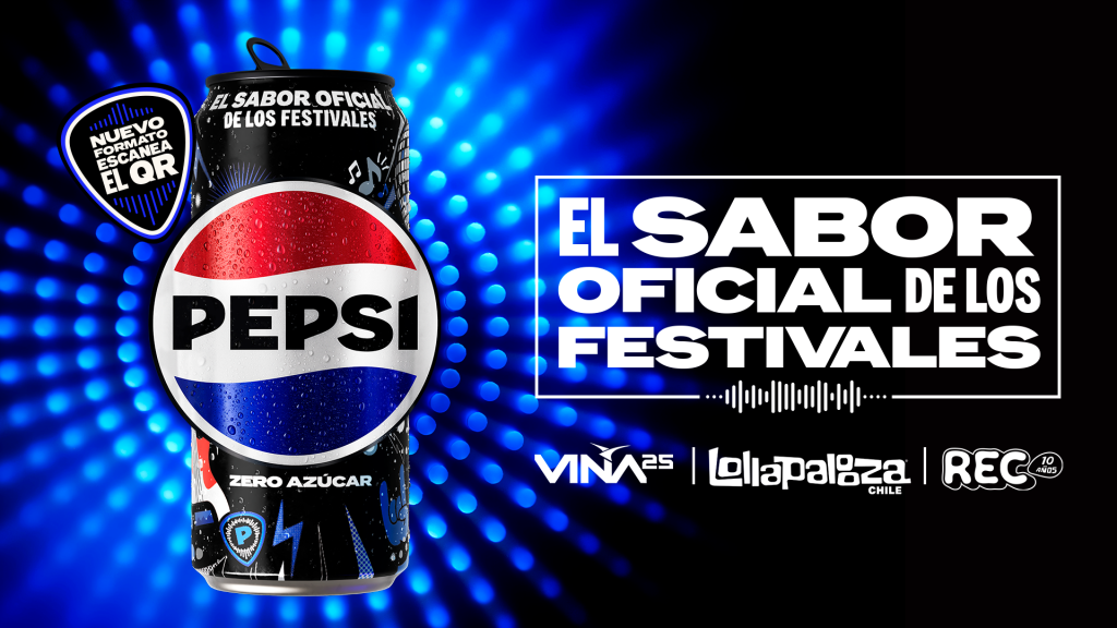 ¡Pepsi Zero es el sabor oficial de los festivales! Y te invita al que quieras