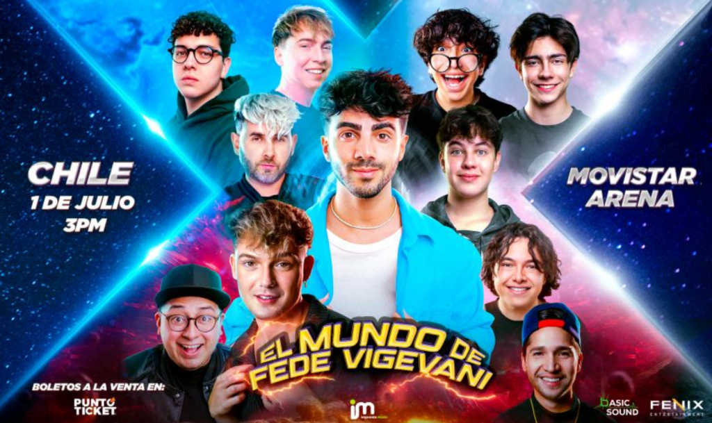 Fede Vigevani arrasa en su cuarta función en Chile
