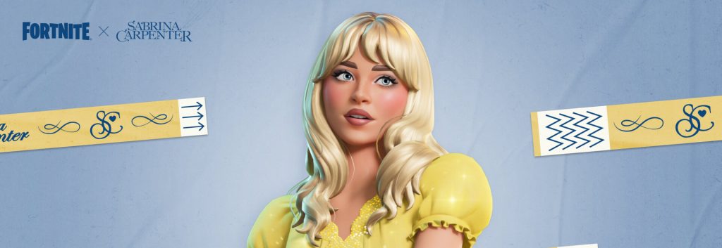Sabrina Carpenter debuta en Fortnite Festival: la estrella pop se une a la temporada 8
