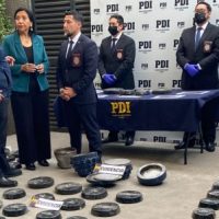 Incautan más de 214 kilos de cocaína ocultos en brocas de perforación minera en Arica