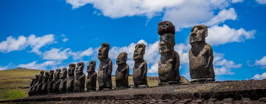 Moáis de Rapa Nui en riesgo por aumento del nivel del mar