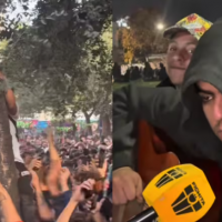 lincharon al Corxea en el Parque Almagro: le quitaron su guitarra