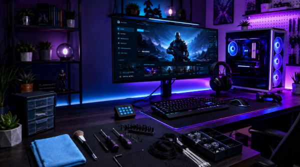 DIY para gamers: Cómo armar y mantener tu setup impecable